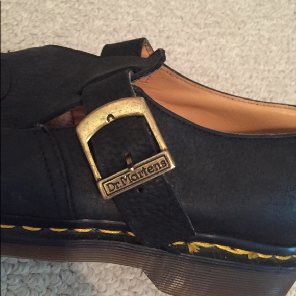 Dr. Martens men’s shoes size 14 black buckled - Picture 7 of 15